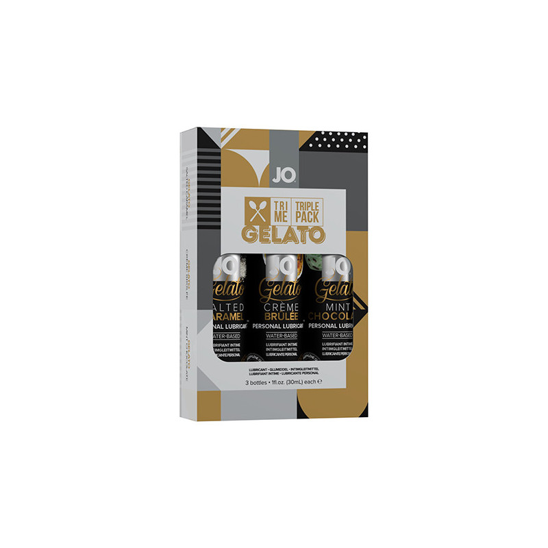 Kit 3 Lubrificantes Sabores - Gelato