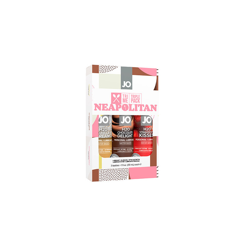 Kit 3 Lubrificantes Sabores - Neapolitan
