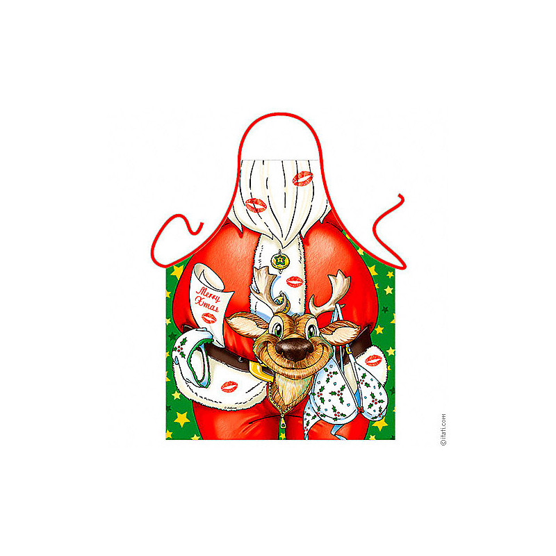 Avental Humorístico - Pai Natal Maroto