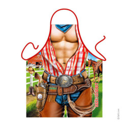 Avental Humorístico - Homem Cowboy