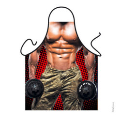 Avental Humorístico - Sexy Bodybuilder
