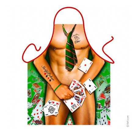 Avental Humorístico - Homem do Poker