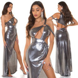 Vestido Polly - Prateado