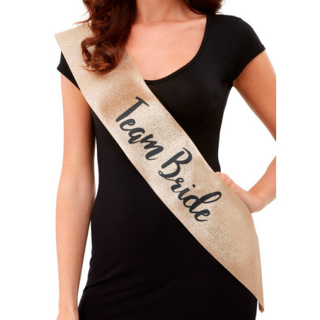 Faixa Dourada Noiva - Team Bride