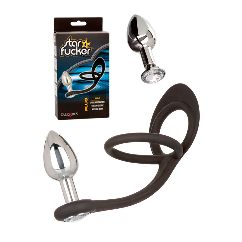 Plug Anal Com Anel De Ereção - 5.7cm
