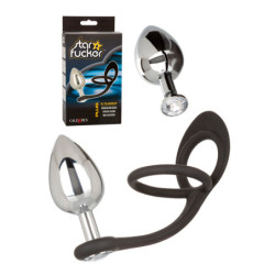 Plug Anal Com Anel De Ereção - 8cm