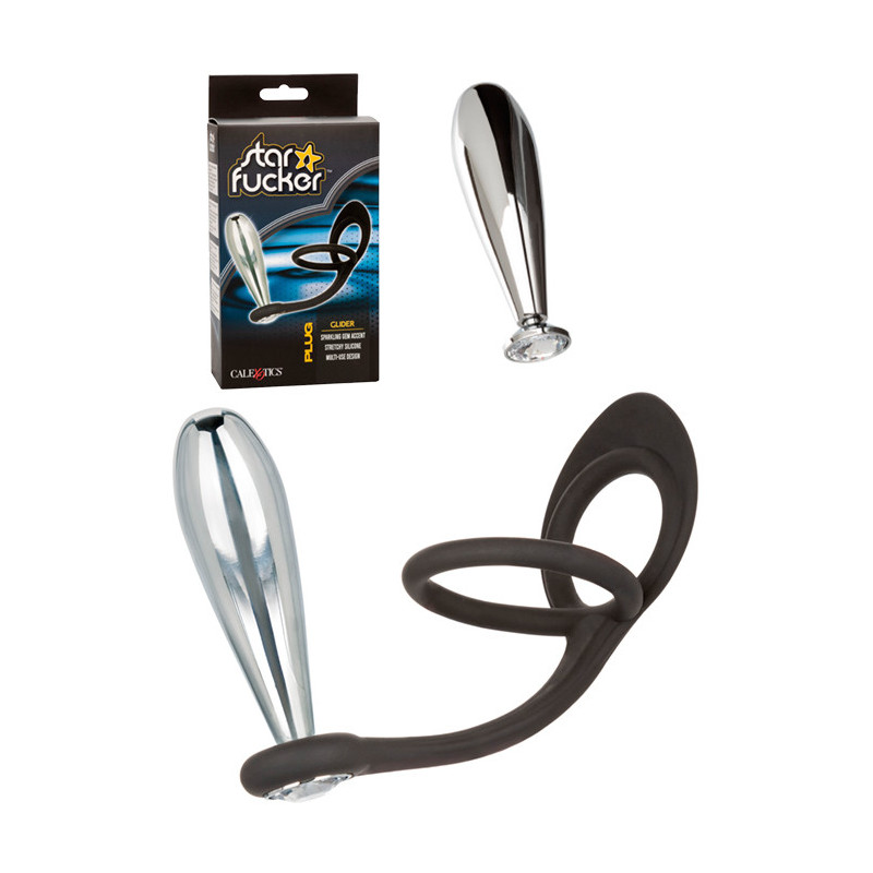 Plug Anal Com Anel De Ereção - 9cm