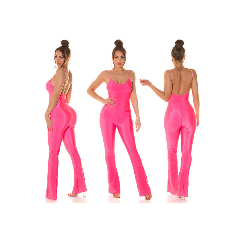 Macacão Cyndi - Rosa Neon
