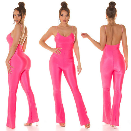 Macacão Cyndi - Rosa Neon