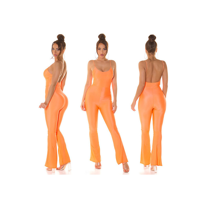 Macacão Cyndi - Laranja Neon