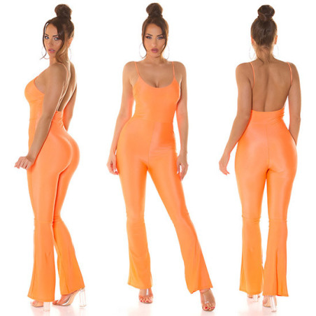 Macacão Cyndi - Laranja Neon