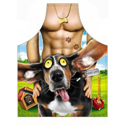 Avental Humorístico de Homem - Doggy Love