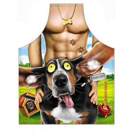 Avental Humorístico de Homem - Doggy Love
