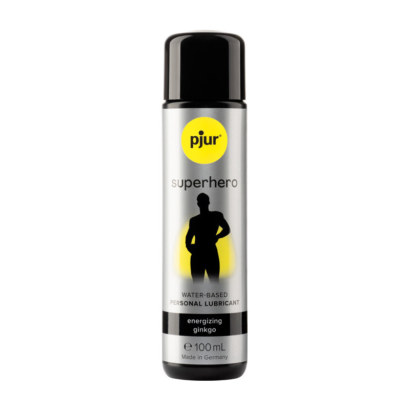 Lubrificante Homem À Base De Água Com Ginko - Pjur Superhero 100ml Lubrificante Homem À Base De Água Com Ginko - Pjur Superhero 100ml