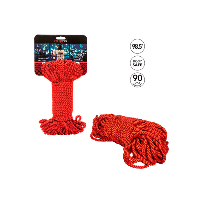 Corda Shibari 30m Vermelha