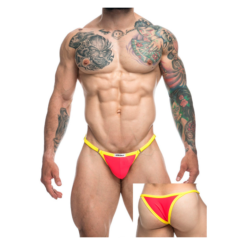 Bikini Microfibra Ajustável - Encarnado