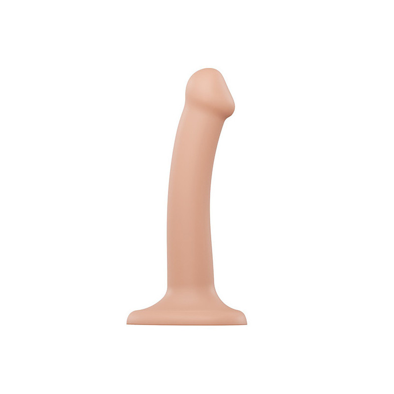 Dildo Fino Com Ventosa - 14cm - Bege Claro