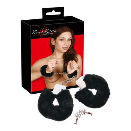 Algemas Metal Com Pêlo - Negro
