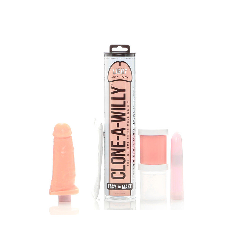 Kit Réplica Pénis - Clone-A-Willy Bege Claro Kit Réplica Pénis - Clone-A-Willy Bege Claro