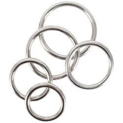 Conjunto 5 Anéis Metal