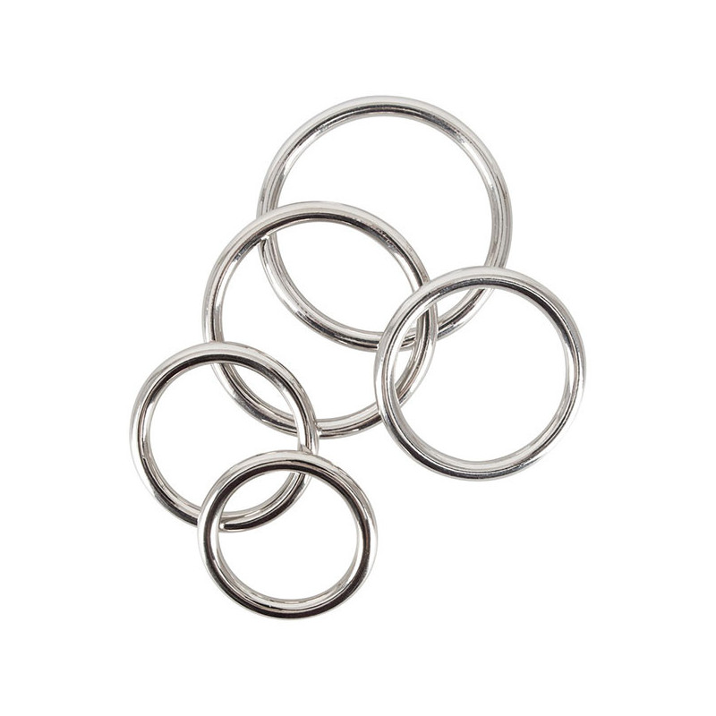 Conjunto 5 Anéis Metal