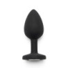 Plug Anal Botão De Rosa Para Iniciantes - 6.5cm
