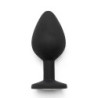 Plug Anal Botão De Rosa - 7.5cm