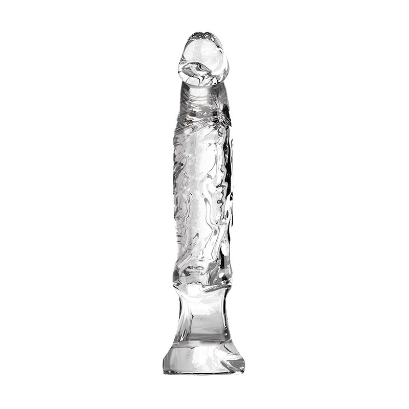 Dildo Anal Flexível 13.5cm - Transparente
