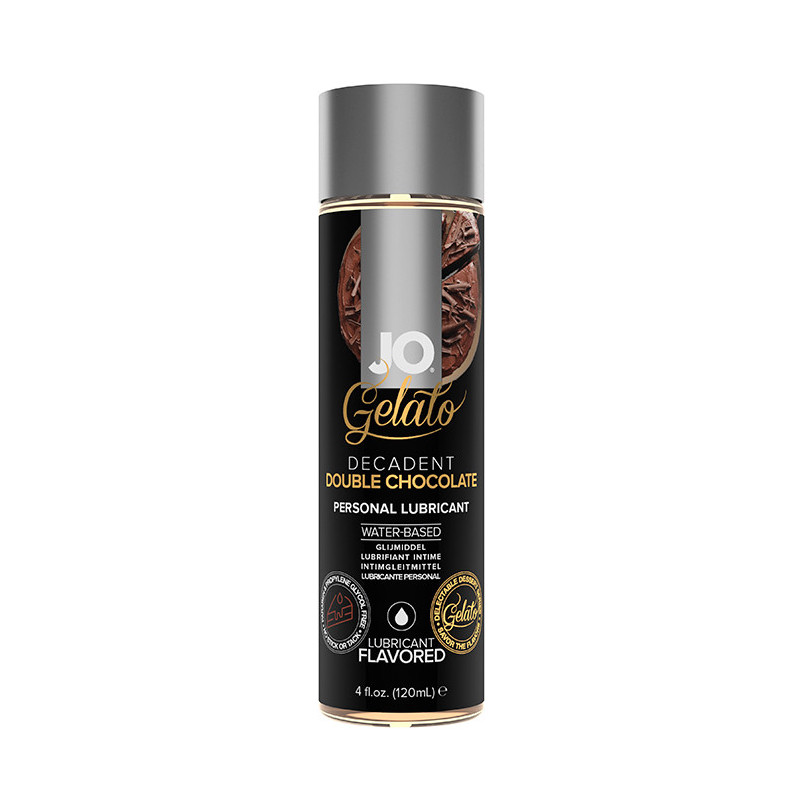 Lubrificante Comestível Sabor Gelado Chocolate Duplo - 120ml