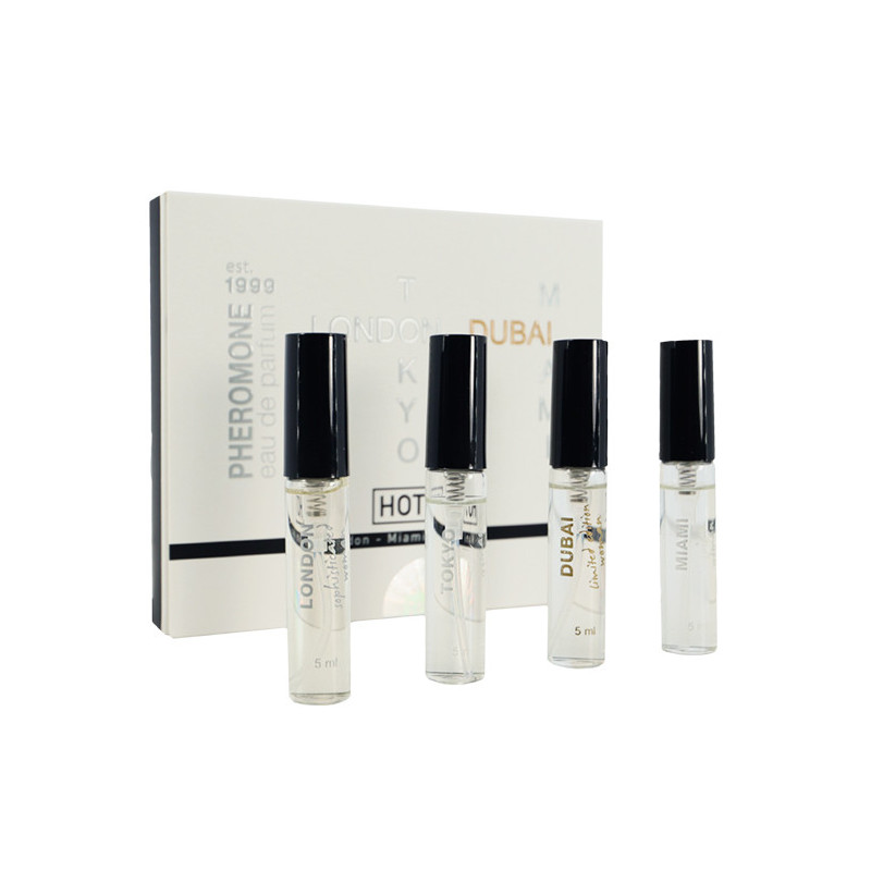 Kit Viagem 4 Perfumes Com Feromonas - Mulher 5ml