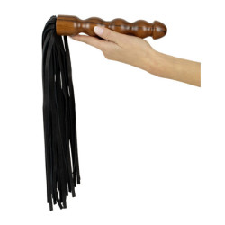 Flogger Madeira e Couro