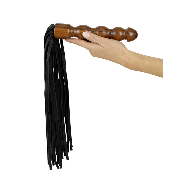 Flogger Madeira e Couro
