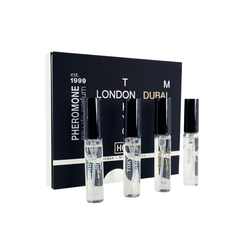 Kit Viagem 4 Perfumes Com Feromonas - Homem 5ml