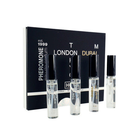 Kit Viagem 4 Perfumes Com Feromonas - Homem 5ml