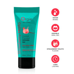 Lubrificante Sexo Oral - Mojito De Morango 50ml