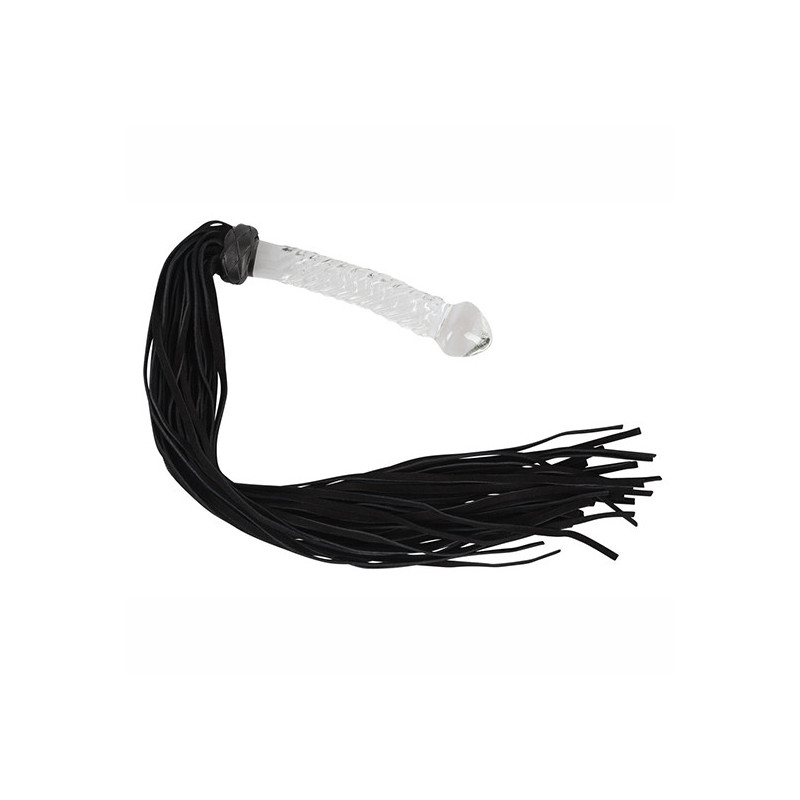 Flogger Com Dildo Vidro