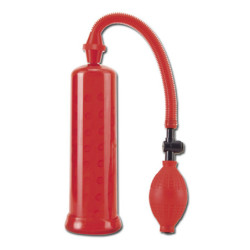 Bomba De Vácuo Penis Enlarger Encarnado - 19cm