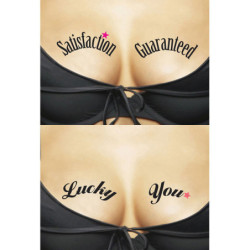 Tatuagem provisória -  Satisfaction Garanteed