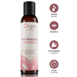Lubrificante Comestível - All Natural Morango 150ml