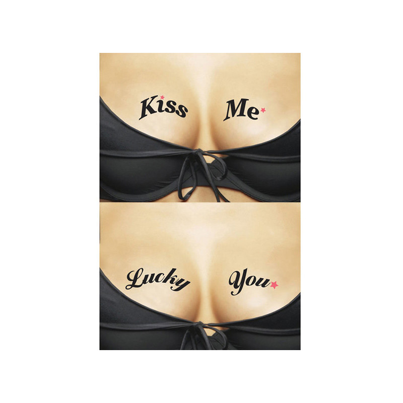 Tatuagem provisória - Kiss Me Tatuagem provisória - Kiss Me