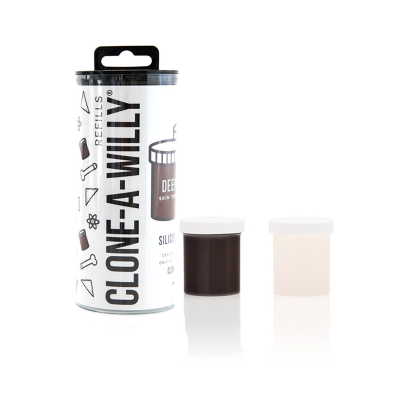 Recarga Silicone - Clone-a-Willy Escuro