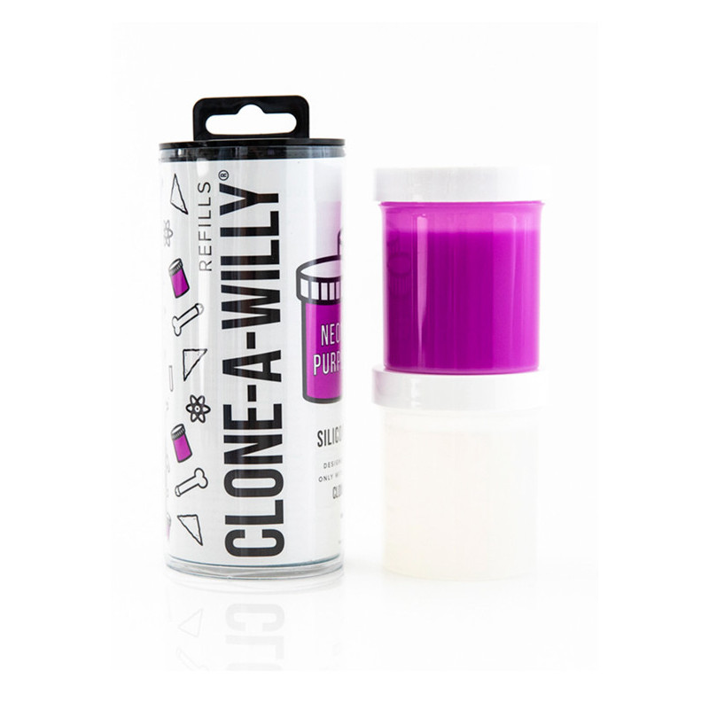 Recarga Silicone - Clone-a-Willy Roxo Neón