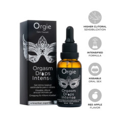 Gel Estimulante Beijável - Orgasm Drops Intense 30ml