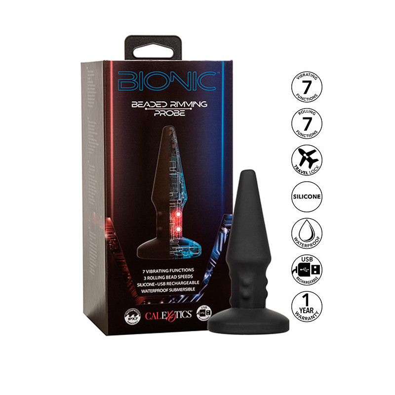 Plug Anal - Beaded Rimming - 12cm