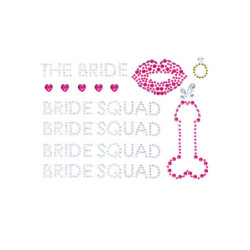 Adesivos de Joias para o Corpo Bride Squad