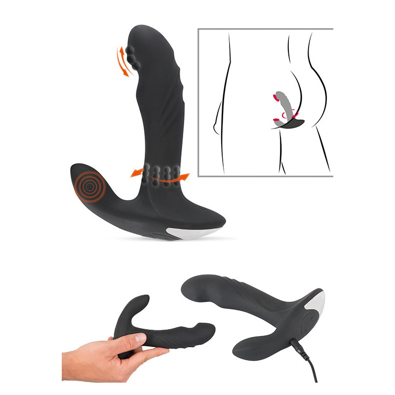 Estimulador Anal Triplo - 13cm