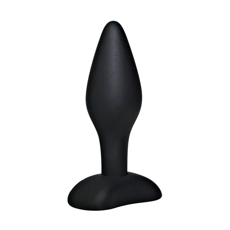 Plug Anal Aveludado Negro - 9cm Plug Anal Aveludado Negro - 9cm