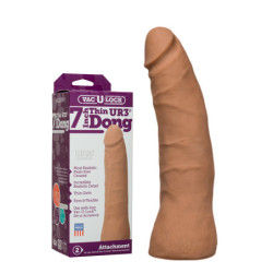 Dildo Realístico Fino Doc Jonhson VAC-U-LOCK - 17cm