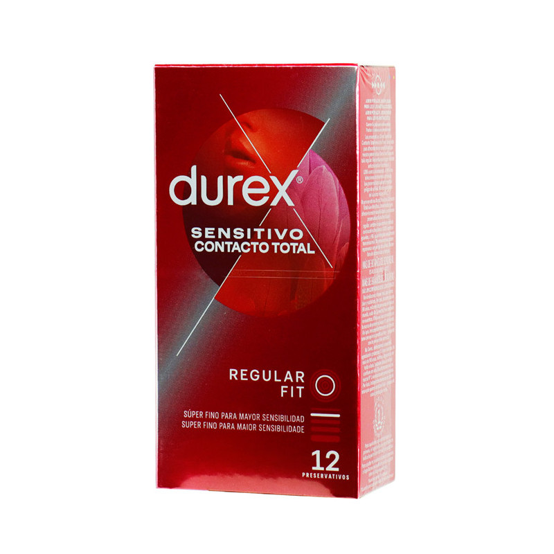 Preservativos Super Finos Durex Contacto Total - 12 Unidades Preservativos Super Finos Durex Contacto Total - 12 Unidades