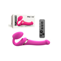 Strap-On Sem Cinta C/ Vibração - Tamanho S Fuschia